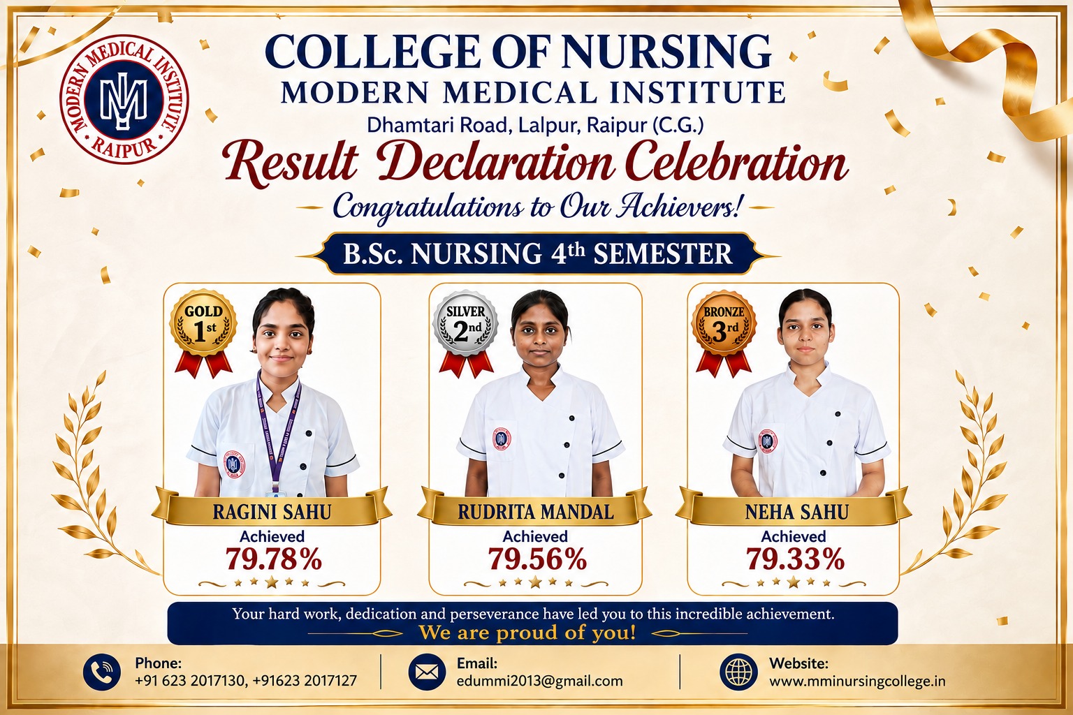  B.Sc Nursing 4th Sem Result – Congratulations to Our Topper!